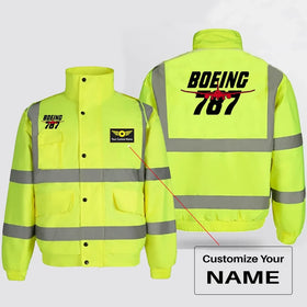 Amazing Boeing 787 Reflective Winter Jackets