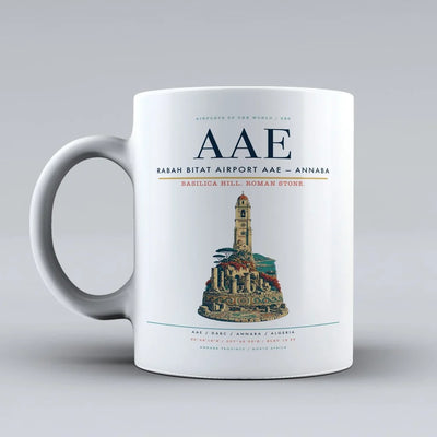 Bitat Airport AAE — Annaba Mug design on white rabah