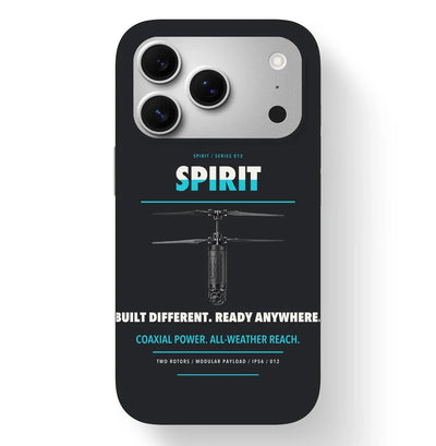Ascent AeroSystems Spirit Case design on black iphone case