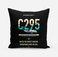 Thumbnail for Airbus C295 Maritime Surveillance Aircraft design on black pillow