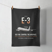 Thumbnail for E-3 Sentry AWACS design on black towel