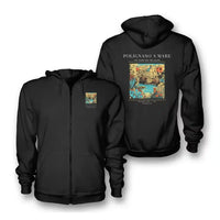 Thumbnail for POLIGNANO A MARE - Poster - Zipped Hoodie - Black