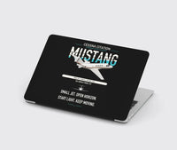 Thumbnail for Cessna Citation Mustang design on black MacBook case
