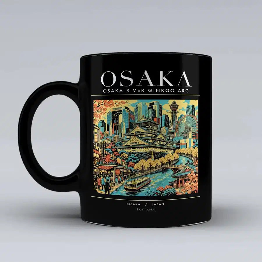 OSAKA - Poster - Mug - Black