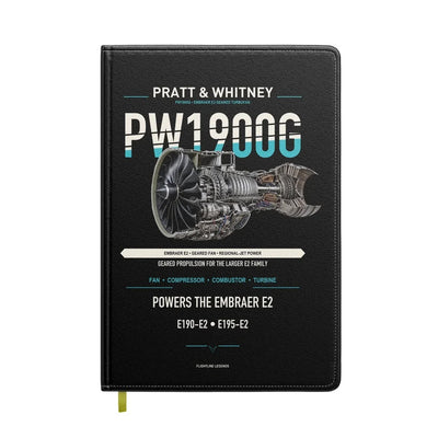 PW1900G design on black notebook