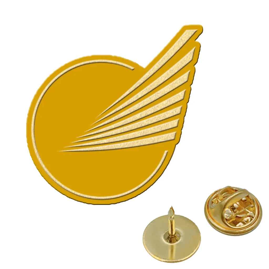 Azerbaijan Airlines aviation hollow pin in polished alloy.