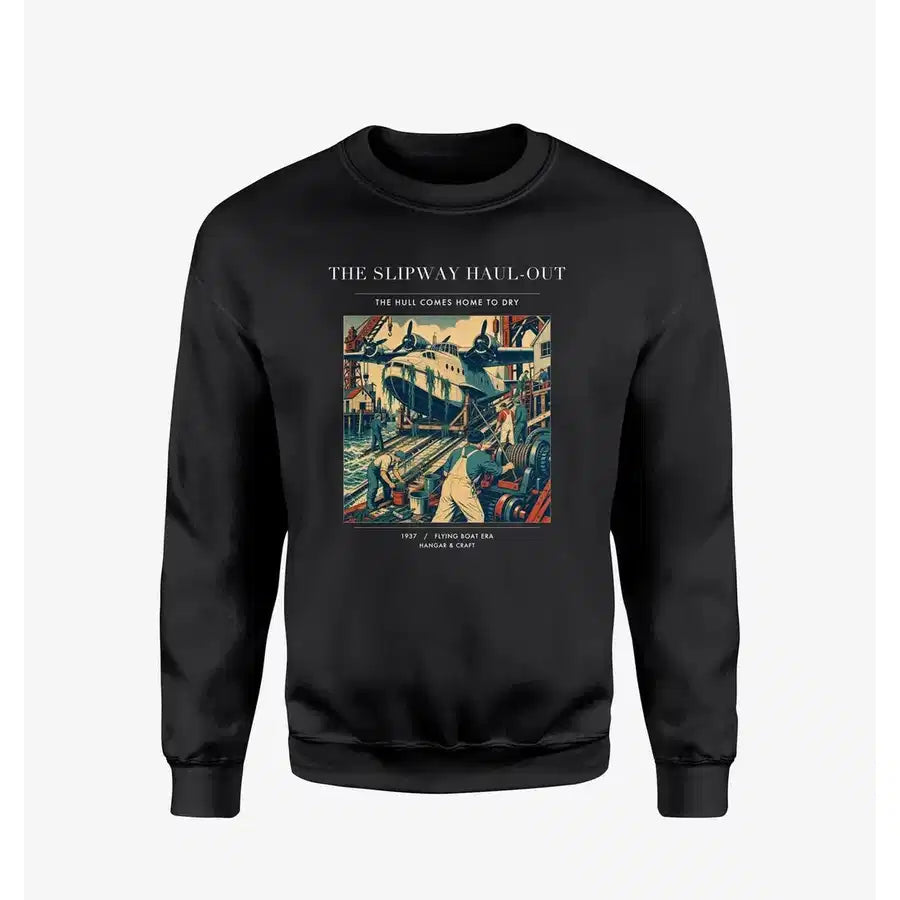 VINTAGE G4440 - The Slipway Haul-Out - Designed Sweatshirts design on black