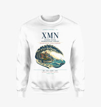 Thumbnail for Xiamen Gaoqi International Airport (XMN) design on white sweatshirt