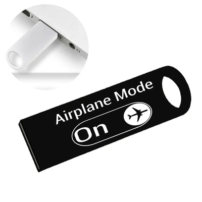 Airplane Mode On aviation design on durable waterproof casing waterproof USB device.