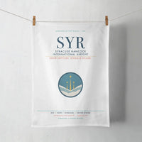 Thumbnail for Syracuse Hancock International Airport (SYR) design on white towel