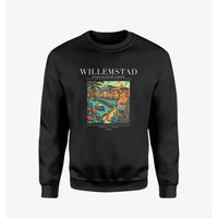 Thumbnail for WILLEMSTAD - Poster - Sweatshirt - Black