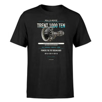 Thumbnail for Trent 1000 TEN design on black single side