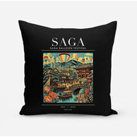 Thumbnail for SAGA - Poster - Pillow - Black