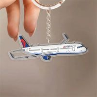 Thumbnail for Delta Air Lines Airbus A321 Design Acrylic Keychain