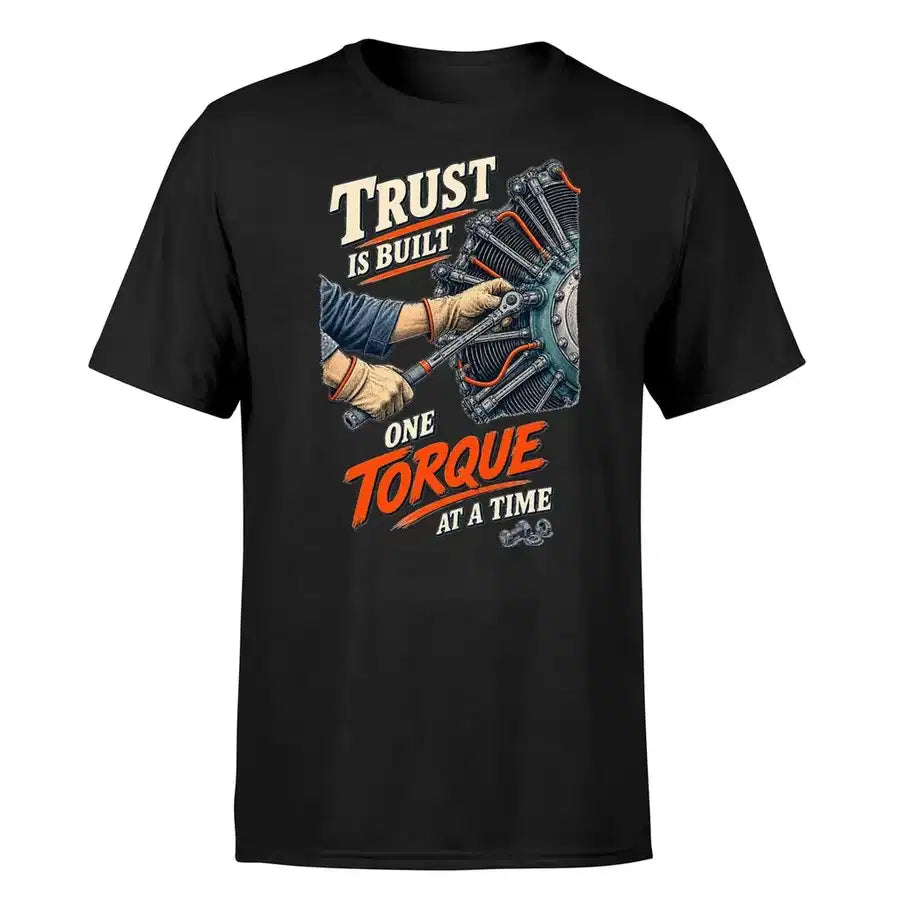 SIGNAL 590 - Trust Is Built One Torque At A Time - Premium T-Shirt design on black premium t shirt