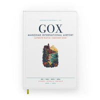 Thumbnail for Manohar International Airport Mopa (GOX) design on white notebook
