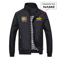 Thumbnail for Colourful Cabin Crew aviation design printed on modern shell with tailored fit stylish jacket.
