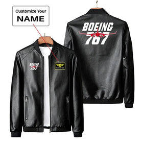 Amazing Boeing 767 PU Leather Jackets