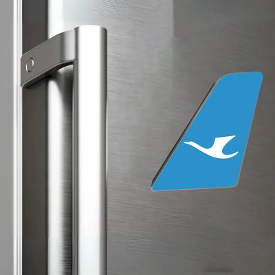 Xiamen Airlines aviation design tail magnet in 3D metal with magnetic back.