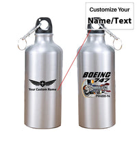 Thumbnail for Boeing 747 & PW4000-94 Engine aviation design on thermos, vacuum-insulated.