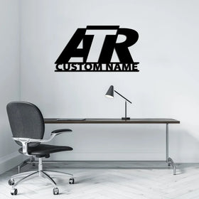 ATR & Text Wall Metal Signs