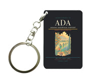 Thumbnail for Adana Sakirpasa Airport (ADA) design on black key chain