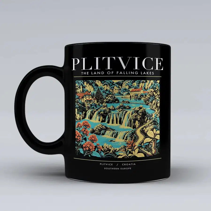 PLITVICE - Poster - Mug - Black
