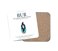 Thumbnail for Hollywood Burbank Airport (BUR) design on white 1 piece coaster