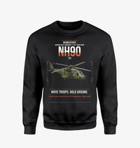 Thumbnail for NHIndustries NH90 TTH design on black sweatshirt
