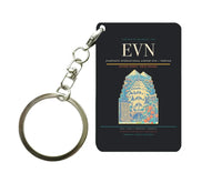 Thumbnail for Zvartnots International Airport EVN — Yerevan Key Chain design on black key chain