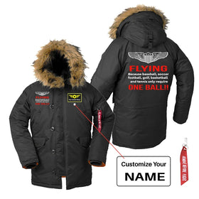 Flying One Ball Parka Bomber Jackets