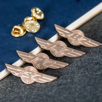 Thumbnail for Stylish Badges with BOEING 747 777 787 737 Designs aviation print badge, polished metal.