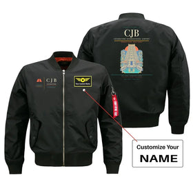 Coimbatore International Airport (CJB) Bomber Jacket