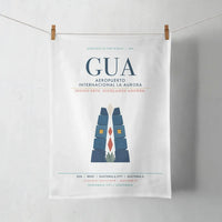 Thumbnail for Aeropuerto Internacional La Aurora (GUA) design on white towel