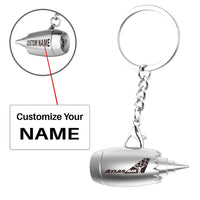 Thumbnail for Customisable Atlas Air Airlines Jet Engine Key Chain