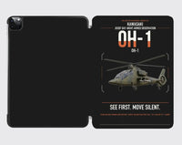 Thumbnail for Kawasaki OH-1 design on black ipad tablet case