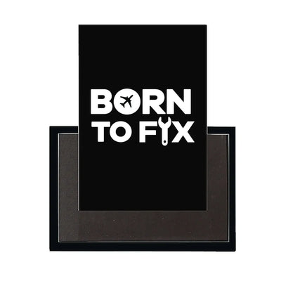 Born To Fix Airplanes aviation design magnet in strong neodymium core.