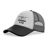 Thumbnail for The Cessna 172 trucker cap - black