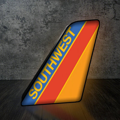 Southwest Airline Led Aircraft Tail aviation themed 3D aircraft tail lamp, premium acrylic with LED.