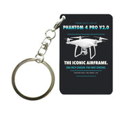 Thumbnail for DJI Phantom 4 Pro V2.0 Key Chain design on black key chain