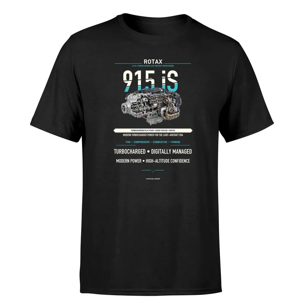 915 iS design on black single side