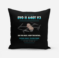 Thumbnail for Autel EVO II Dual 640T V3 design on black pillow