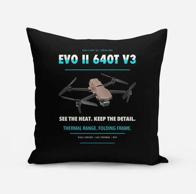 Autel EVO II Dual 640T V3 design on black pillow