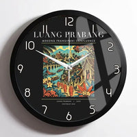 Thumbnail for LUANG PRABANG - Poster - Wall Clock Framed - Black