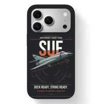 Thumbnail for Dassault Super Étendard design on black magsafe iphone case, for iPhone 17 Pro