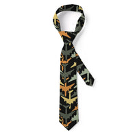 Thumbnail for Volume 2 Super Colourful Airplanes aviation design on premium silk blend tie.
