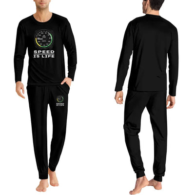 Speed Is Life men pajamas - Black