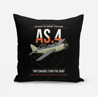 Fairey Gannet AS.4 design on black pillow