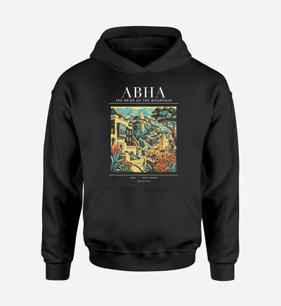 ABHA - Poster - Premium Hoodie - Black