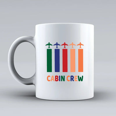 Customisable Colourful Cabin Crew Mug - view 2